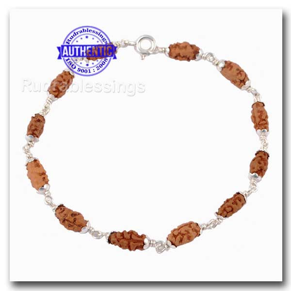 Petrichor Rudraksha Beads Bracelet 5 Mukhi (Pack of 2, Brown, Small, Adult  Unisex) - Walmart.com