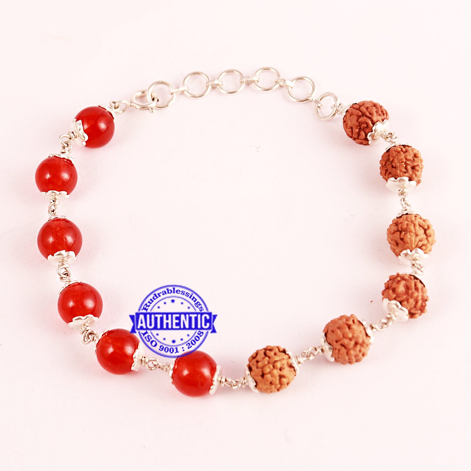 Amazon.com: SHIVALOKA 5 Mukhi Rudraksha Bracelet Combo of 2 | Five Faced  Brown Rudraksha Beads | Natural and Original | 8.00 mm Bead Size |  Stretchable | Free Size | For Men and Women Regular Wear : Handmade Products