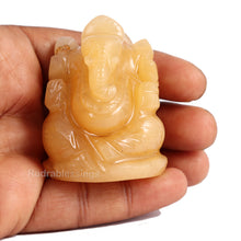 Load image into Gallery viewer, Ivory Stone Ganesha Statue - 67
