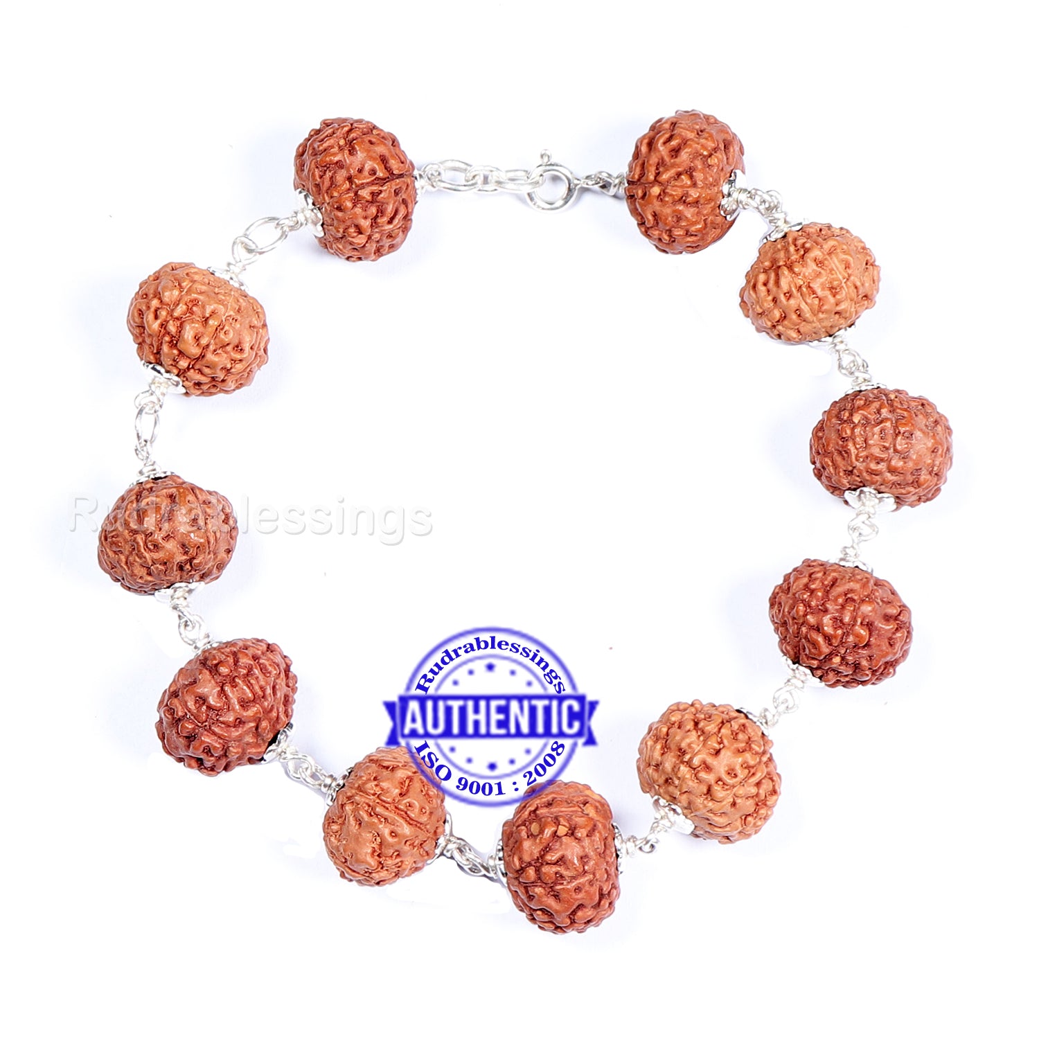 Amazon.com: Satisfactory Nation 2 x OM Rudraksha Bracelet Five Faced Rudraksha  Bracelet Small Beads Wrist Bracelet with Crystal Beads : Clothing, Shoes &  Jewelry