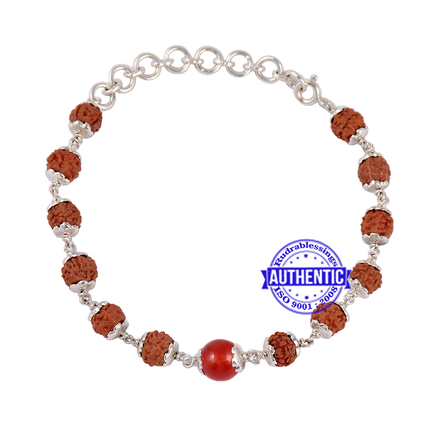 Swaha 5 Mukhi Rudraksha Bracelet | Original Lab Certified Rudraksha Br