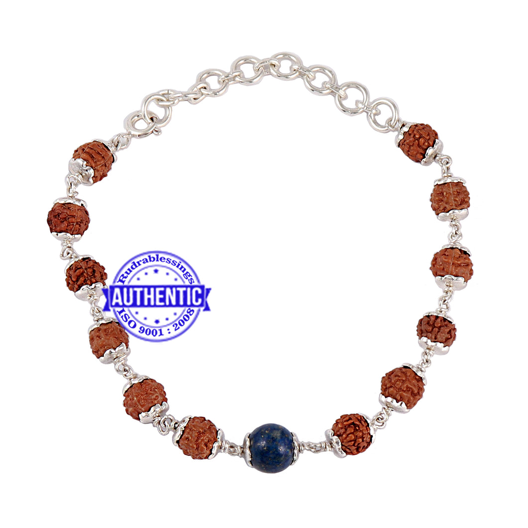 Brilliant Lapis Bracelet | Healing Gemstone Jewelry | Daria Day